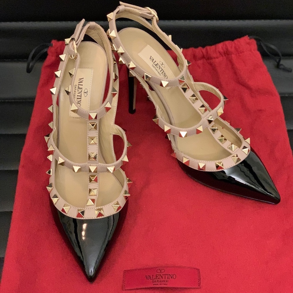 Rockstud T-Strap Pump